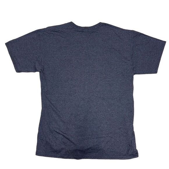 Men's Large Dark Grey Heather Graphic T-Shirt Humorous Funny Dad Gift - Picture 3 of 3